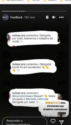 Avaliação de cliente